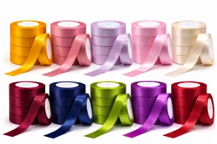 panglica satin 25mm x 23m 5buc 00074