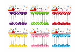 fluier party 6.5cm set 10 buc 00012