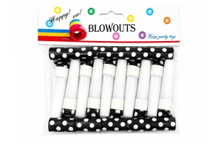 fluier party 6.5cm set 10 buc 00012