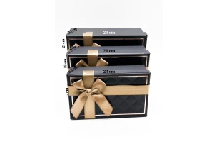 cutii p-u cadou assorti set.  3buc.00145