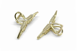 crab metal set 12 buc 00348