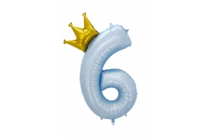 baloane cifre albastru  assorti L48 buc.00023