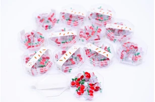 crab plastic 2cm set 12 cut 00252