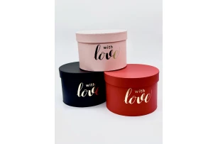 cutii p-u cadou assorti set.  3buc.00125