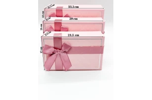 cutii p-u cadou assorti set.  3buc.00180