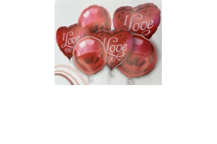 baloane assorti set. 6buc.18cm 00028