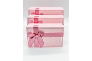 cutii p-u cadou assorti set.  3buc.00145