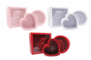 cutii p-u cadou assorti set.  3buc.00200