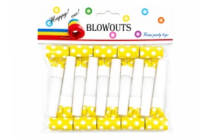 fluier party 6.5cm set 10 buc 00012