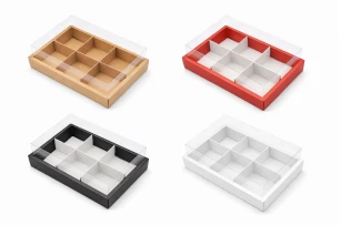 cutii cadou 24x17x10cm set.12buc. 00240