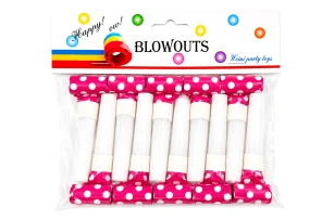 fluier party 6.5cm set 10 buc 00012