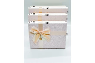 cutii p-u cadou assorti set.  3buc.00185