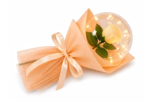 balon cu LED-uri si trandafir buc 00028