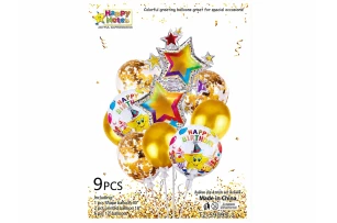 baloane set 9 buc 00038