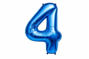 baloane cifre albastru  assorti M32 buc.00009