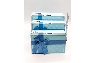 cutii p-u cadou assorti set.  3buc.00095