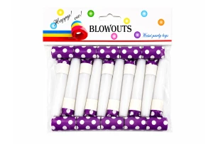 fluier party 6.5cm set 10 buc 00012