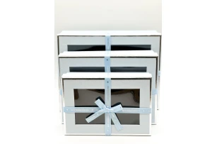 cutii p-u cadou assorti set.  3buc.00185