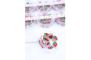 crab plastic 2cm set 12 cut 00252