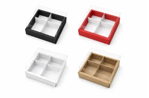 cutii cadou 17x17x10cm set.12buc. 00192