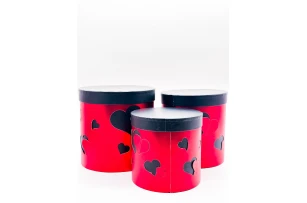 cutii p-u cadou assorti set.  3buc.00164